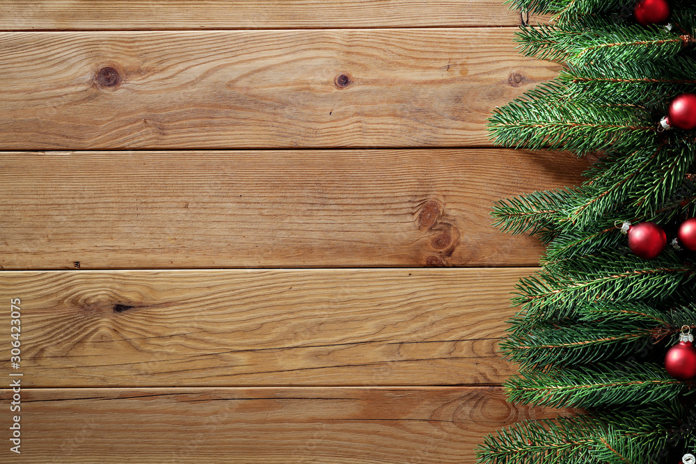 christmas background of free space and copy space for your decoration