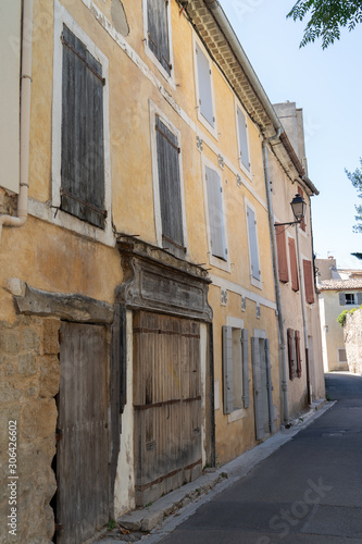 old street small alley L Isle-sur-la-Sorgue France in Provence