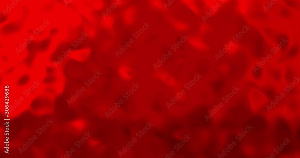 Red metallic wave liquid background. Glamour satin lava texture 3D rendering