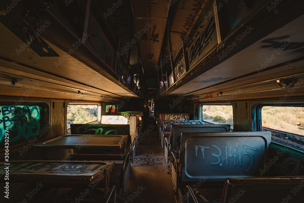 Fototapeta premium abandoned train