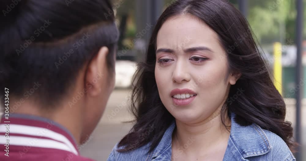 Young girlfriend is arguing with her boyfriend about relationship problems. - shot on RED Young girlfriend is arguing with her boyfriend about relationship problems. - shot on RED