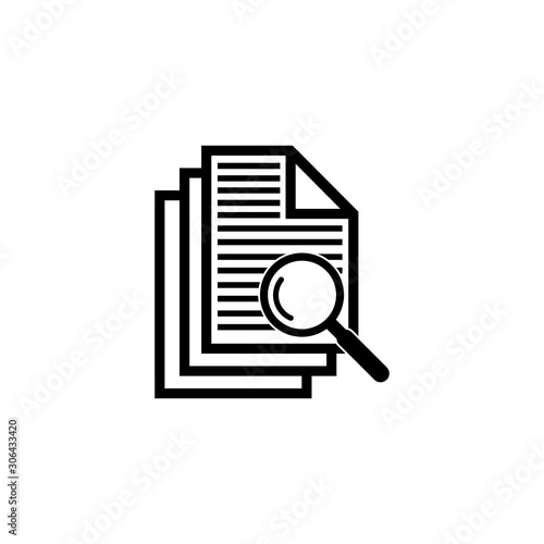 case study icon vector design symbol