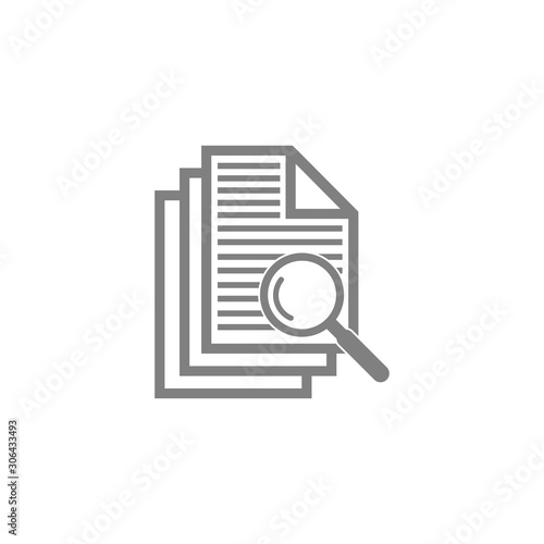 case study icon vector design symbol