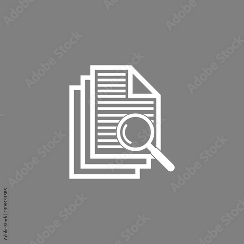 case study icon vector design symbol