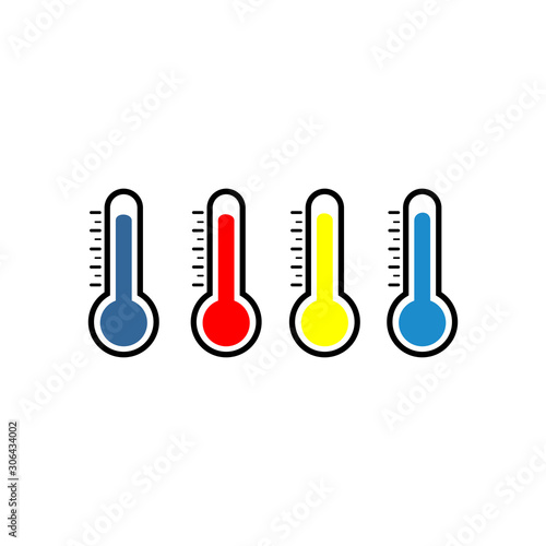 thermometer icon vector design symbol