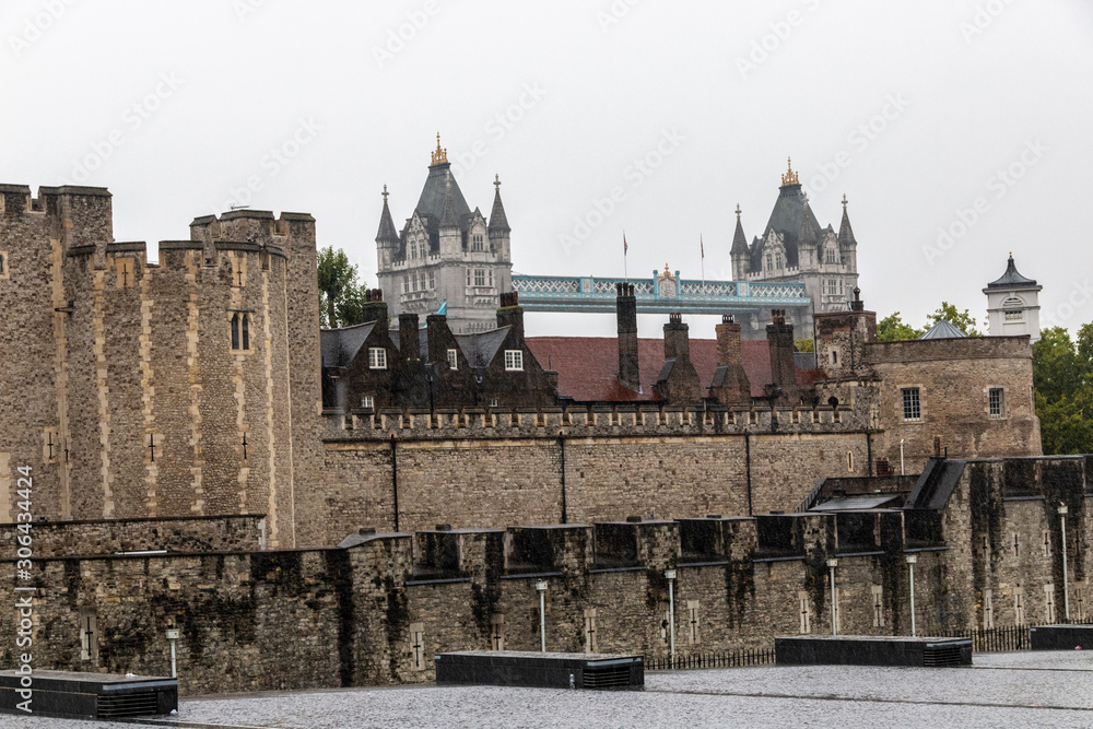 London, United Kingdom - August 29, 2018: Tower of London.