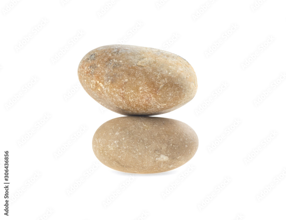 pebbles on a white background isolated pebbles on a white background isolated