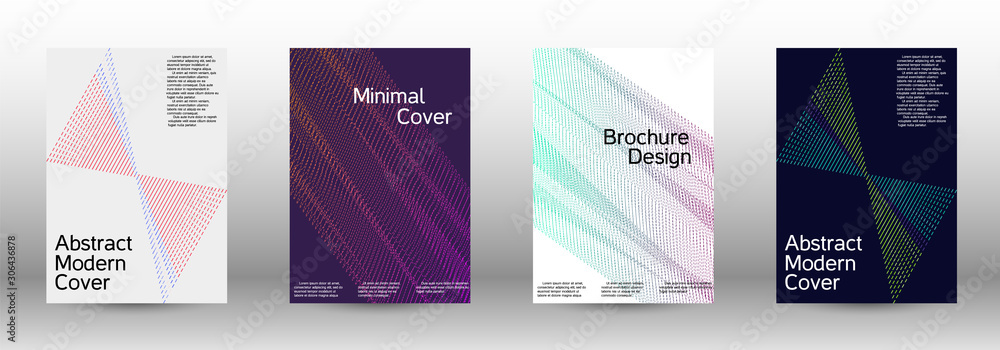 Cover design template set Cover design template set