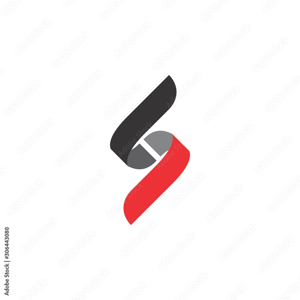 S letter 3D logo design vector S letter 3D logo design vector