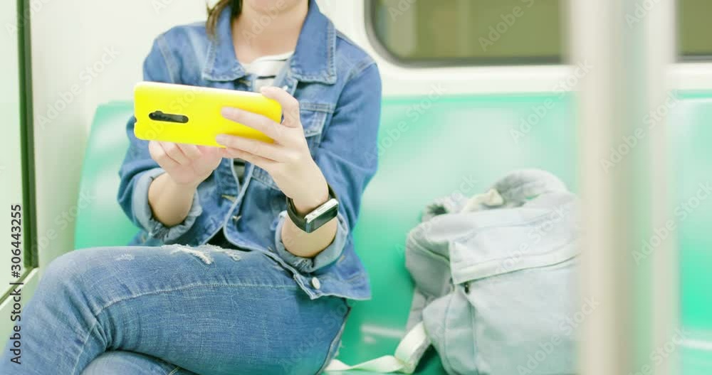 asian woman play mobile game asian woman play mobile game