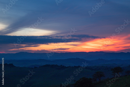 sunset in the mountains © MCBenhami