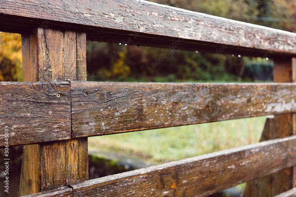 Wooden Fence - Bridge in the Countryside