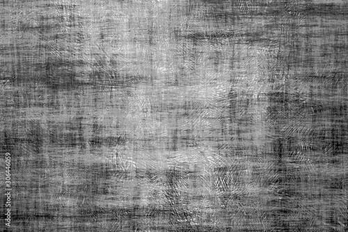 Texture of black and white lines, scratches, dots, noise, grain.
