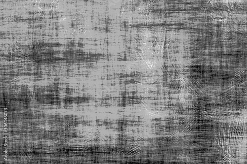 Texture of black and white lines, scratches, dots, noise, grain.