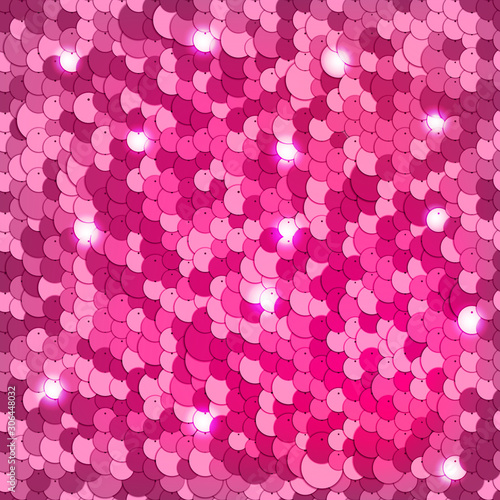 Sequins vector. Mermaid sparkle glitter background. Colorful sequins vector.