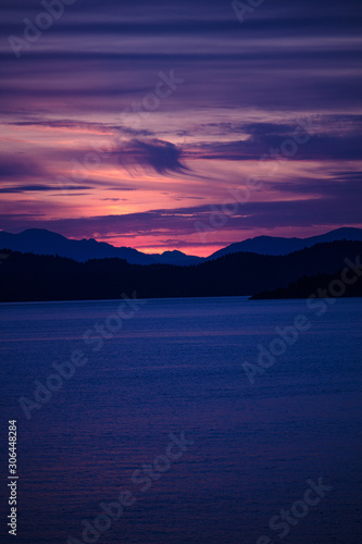 Epic Sunset On Galiano Island