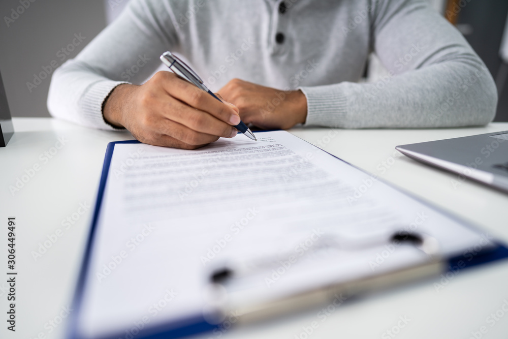 Businessperson Signing Contract Businessperson Signing Contract
