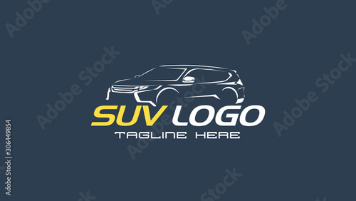 SUV Car Logo Vector Illustration