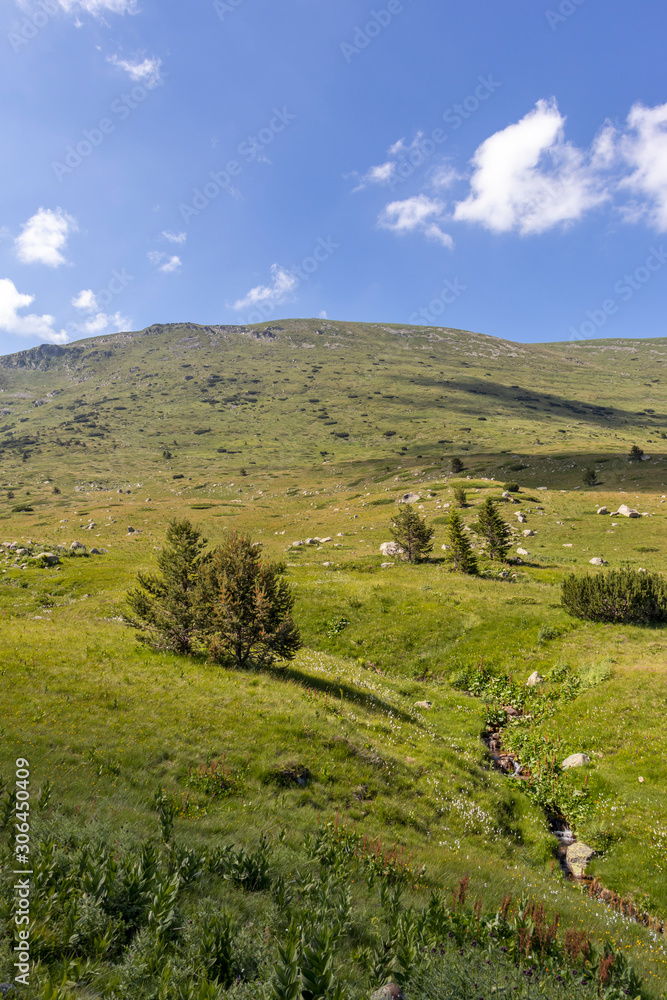 view near Belmeken Peak, Rila mountain, Bulgaria