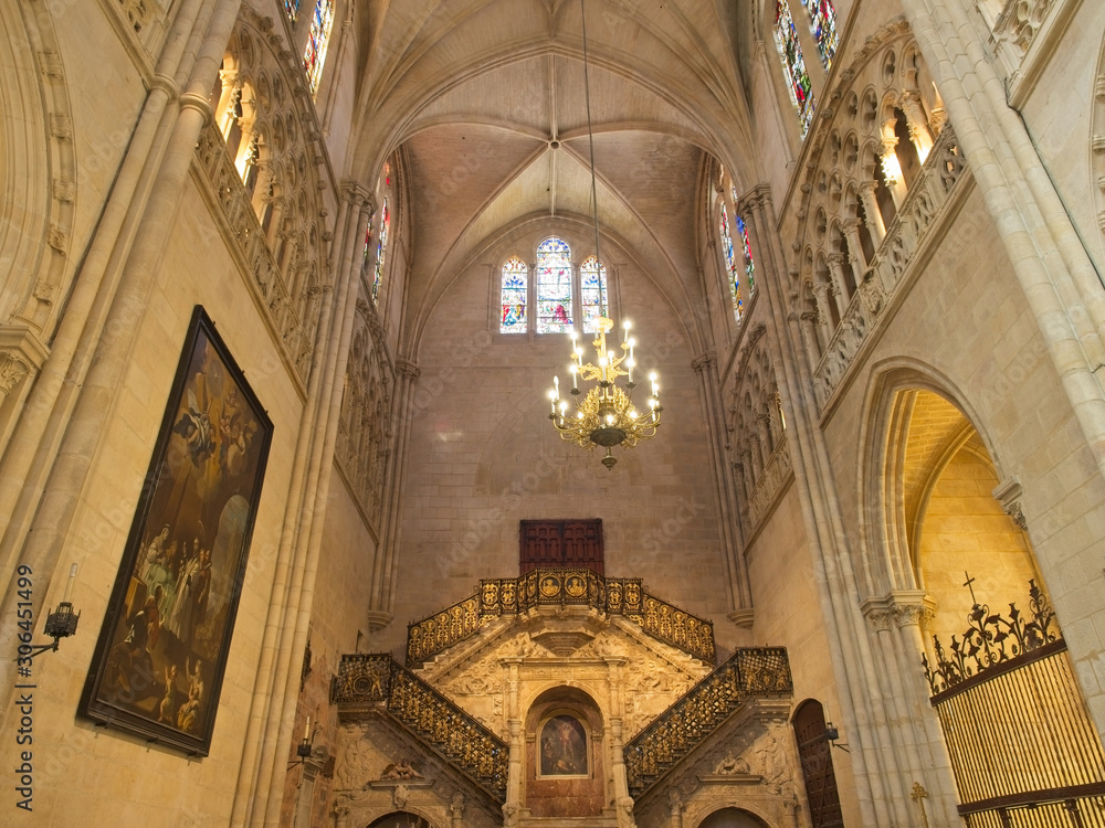 Burgos Cathedral and the golden staircase