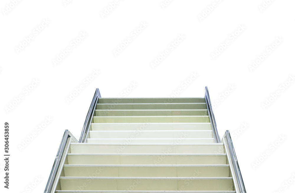 Fototapeta premium staircase isolated on white background, this has clipping path.