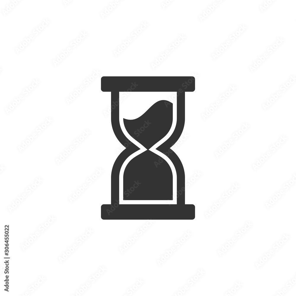 hourglass icon vector design symbol