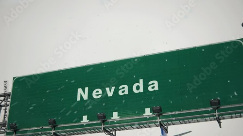 Airplane Landing Nevada in Christmas