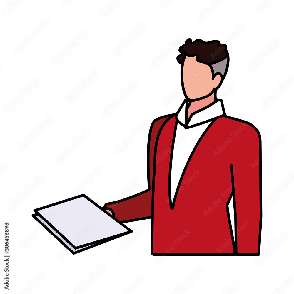 businessman faceless on white background businessman faceless on white background