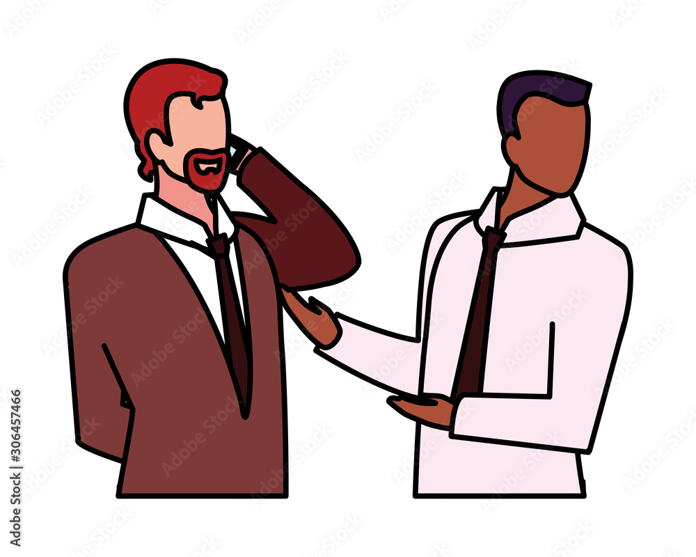 cute businessmen with various views and poses cute businessmen with various views and poses