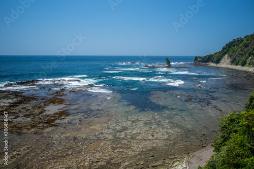 The beautiful sea of       Sotobo  Chiba