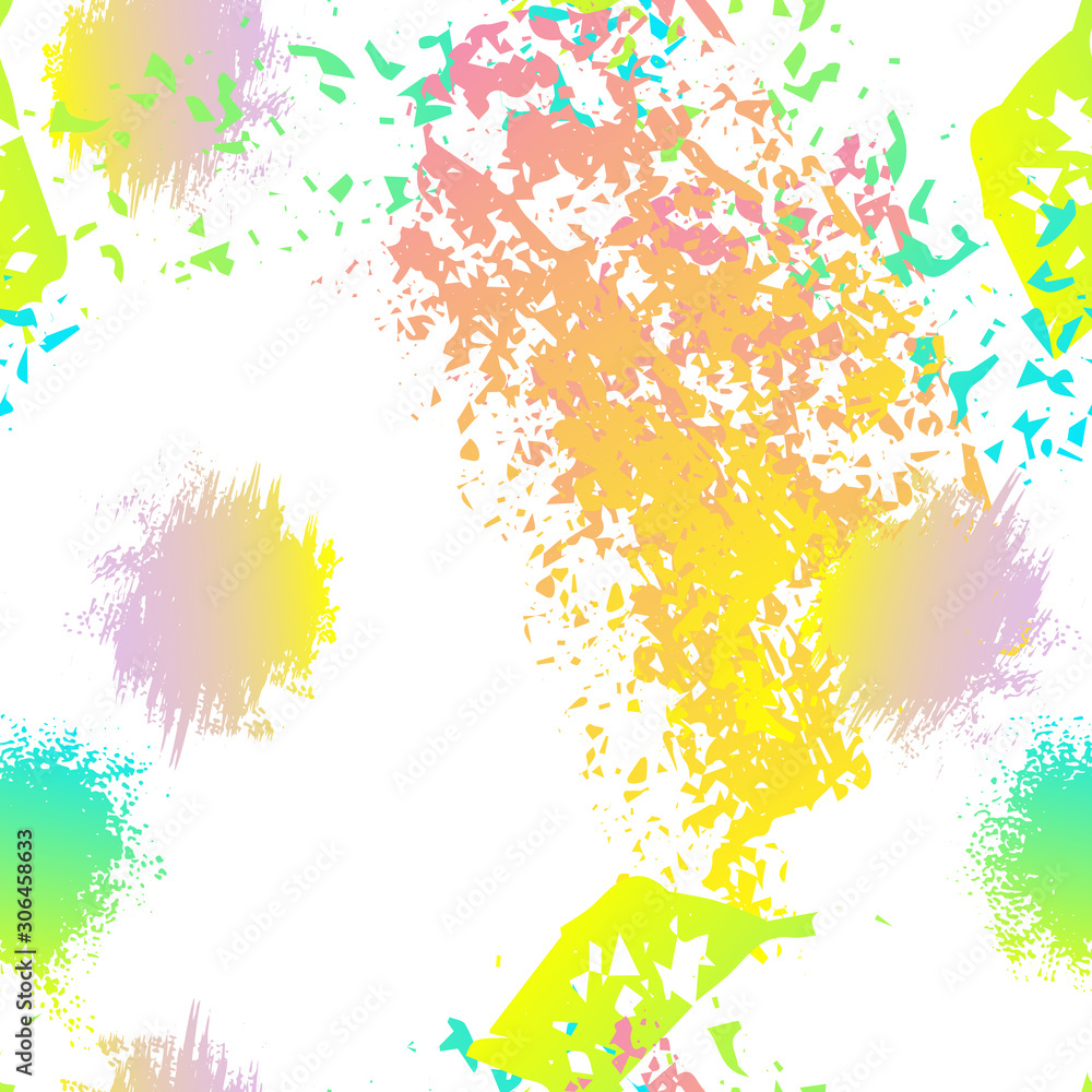 Obraz premium Grunge Dry Paint Surface. Watercolor Splatter 