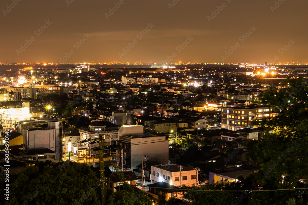 Kisarazu city night view