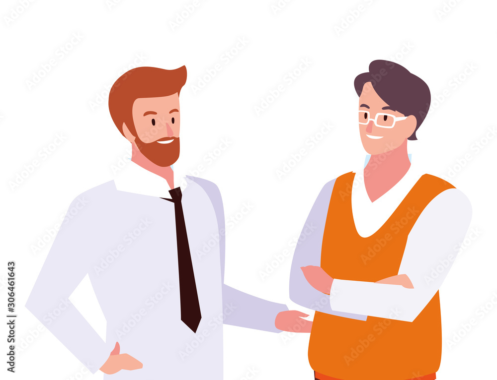 cute businessmen with various views, poses and gestures cute businessmen with various views, poses and gestures