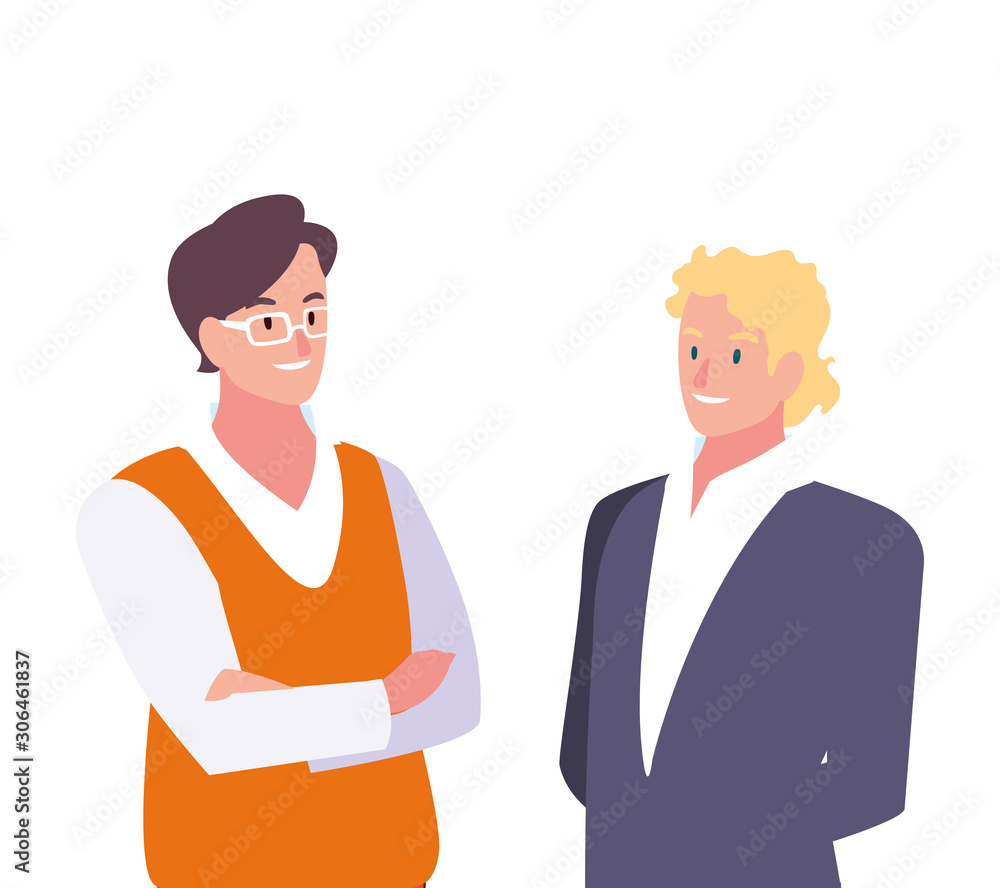 cute businessmen with various views, poses and gestures cute businessmen with various views, poses and gestures