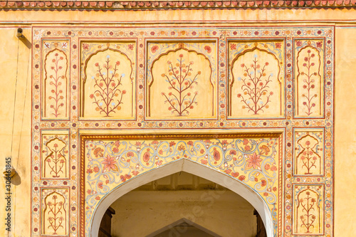 A gateway at Amber Fort  in Rajasthan, India.