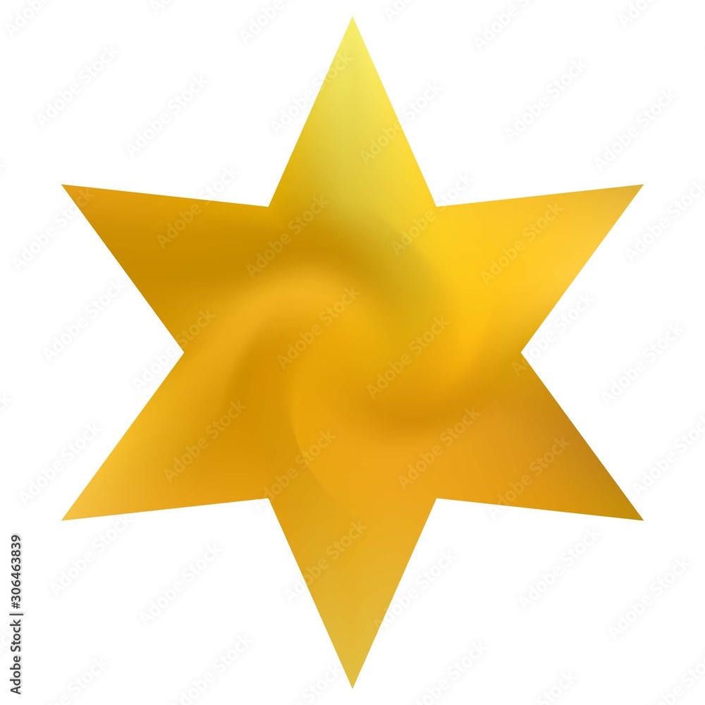 Chromatic background in the form of hexagram. Chromatic background in the form of hexagram.