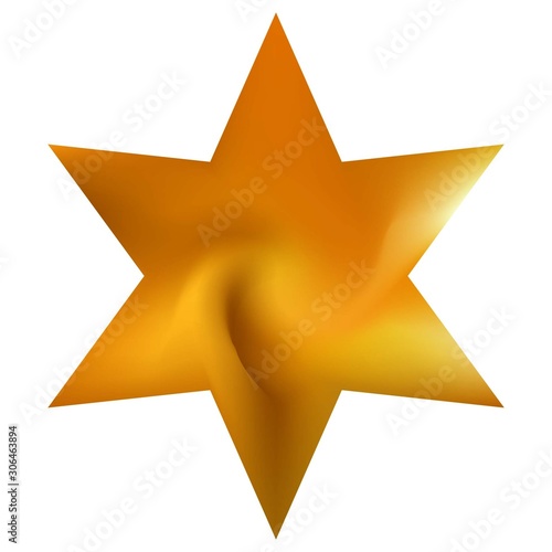 Modern background in the form of hexagram.