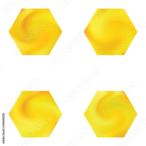 Collection of hexagonal smooth backgrounds.