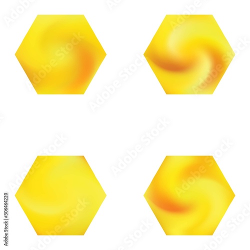 Collection of hexagonal smooth backgrounds.
