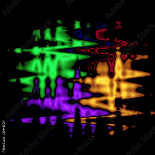 Color gradient background of the abstract geometric shape.Cool background design for posters © alesanko1