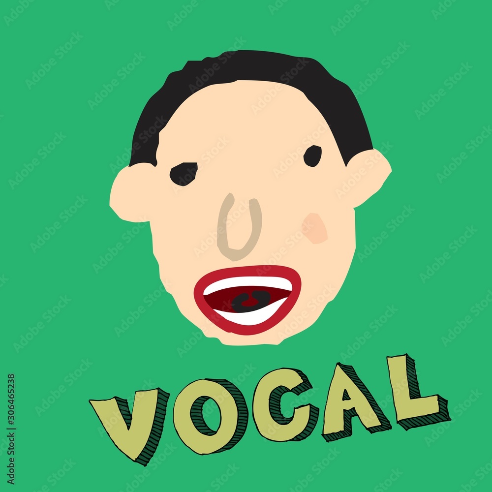 Obraz premium a singing person