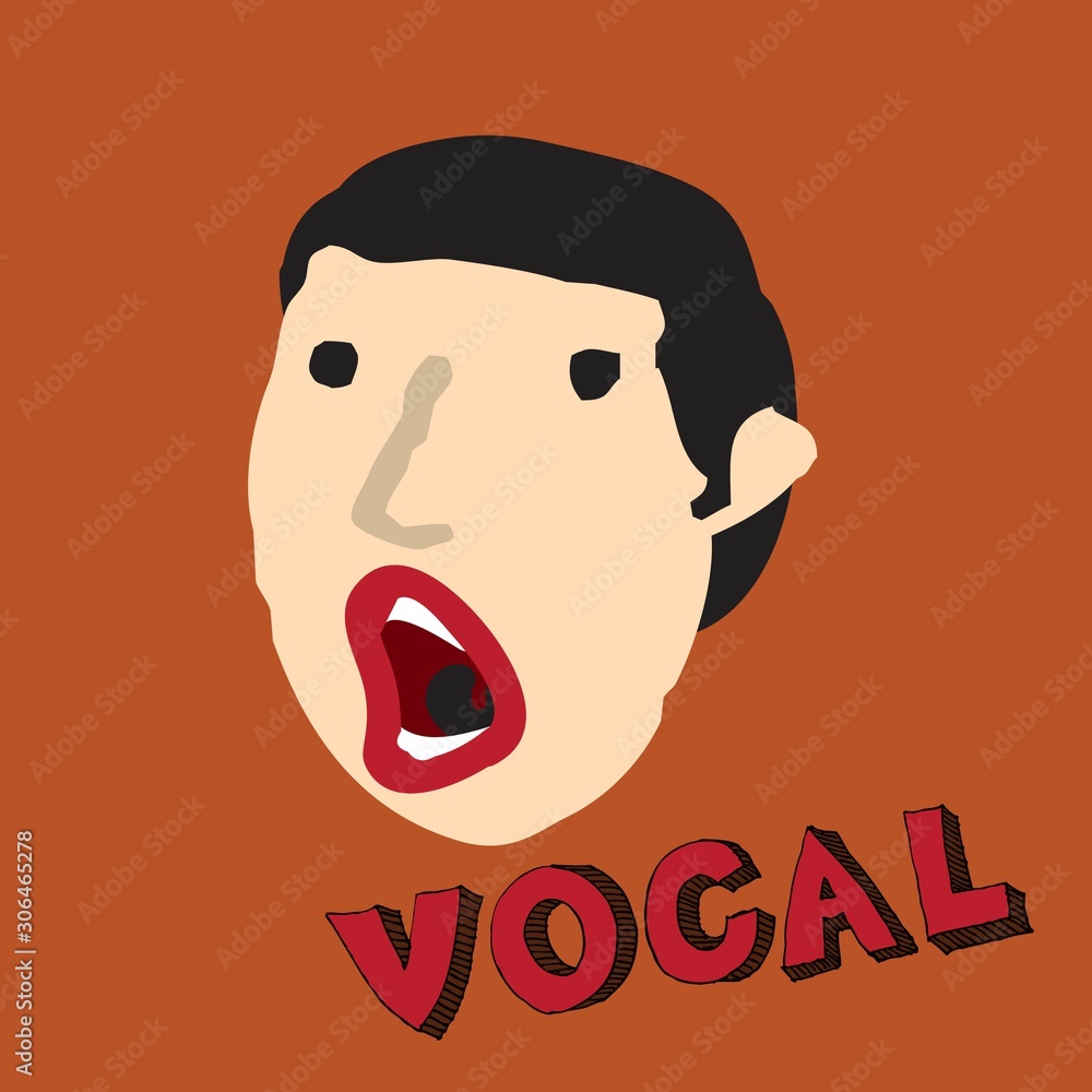 a singing person a singing person