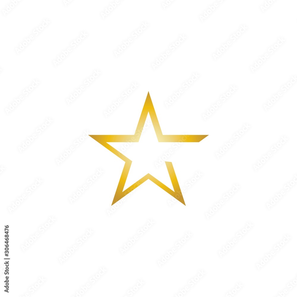 Star logo vector illustration template Star logo vector illustration template
