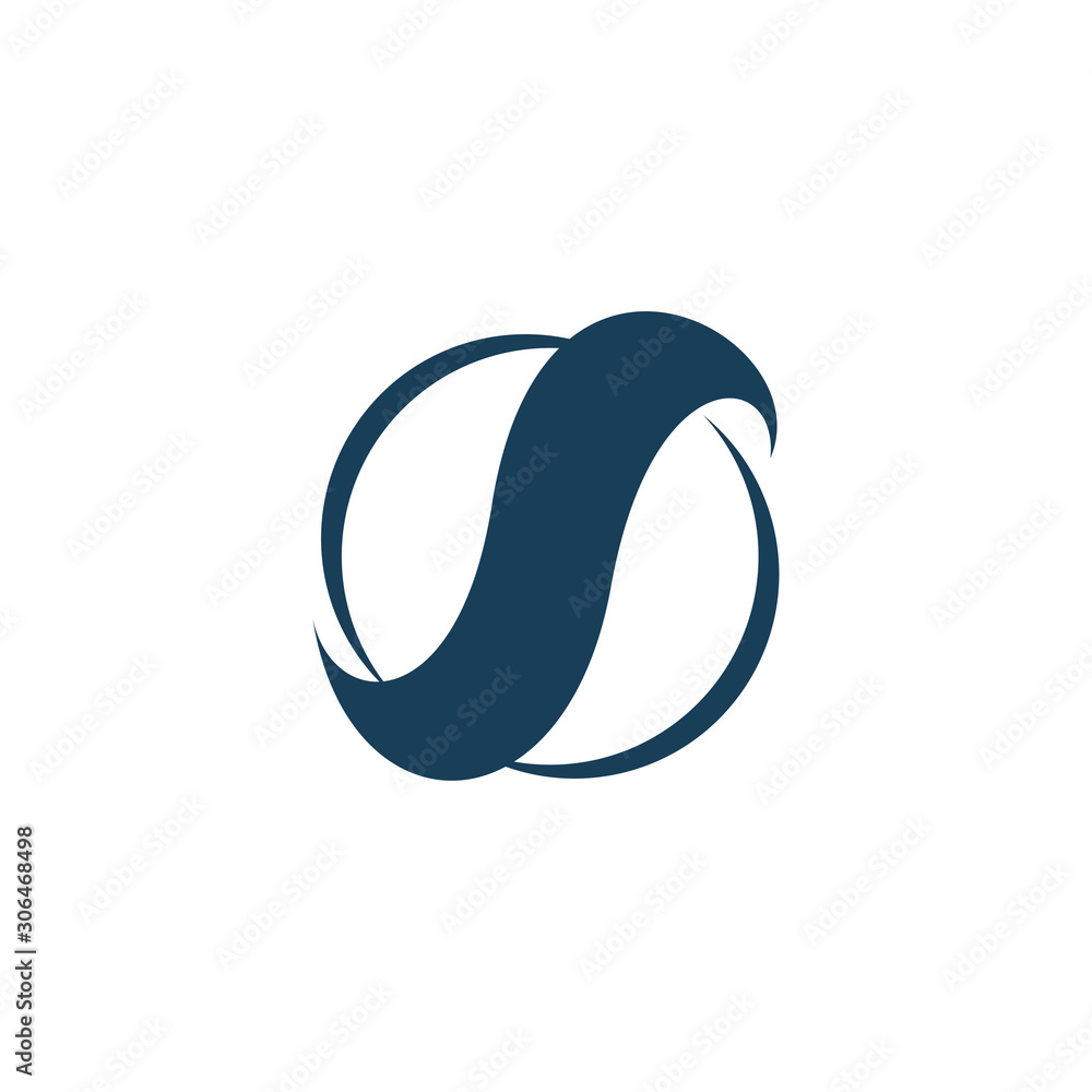 circle balance s logo design circle balance s logo design