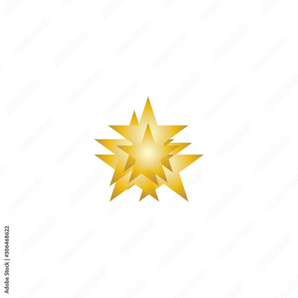 Star logo vector illustration template Star logo vector illustration template