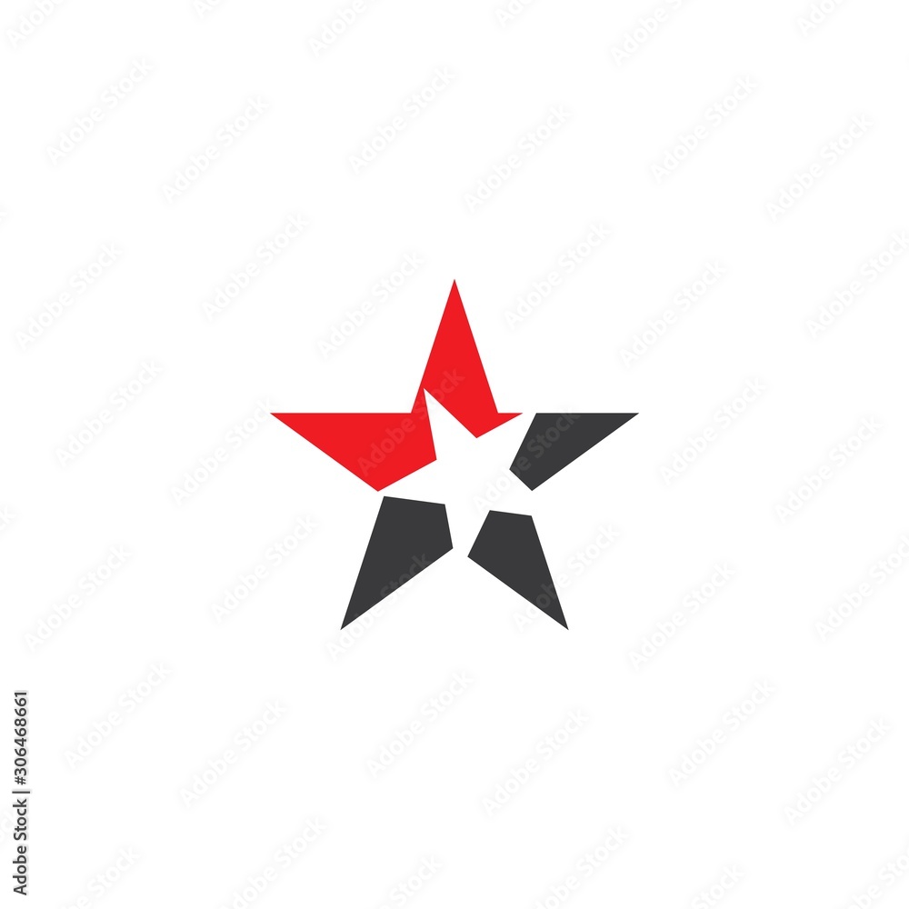 Star logo vector illustration template Star logo vector illustration template