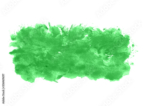 Wallpaper Mural Green watercolor scribble texture. Abstract watercolor on white background. Green abstract watercolor background. It is a hand drawn. Torontodigital.ca