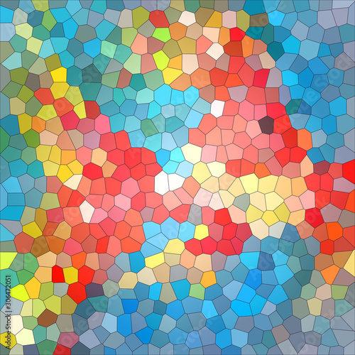 Wallpaper Mural Abstract color Stained glass mosaic texture with space for text or photo Torontodigital.ca