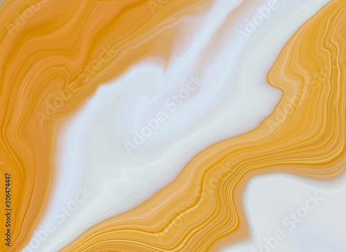 Marble ink colorful. yellow white pattern surface graphic texture abstract background. use for floor plan ceramic counter texture tile natural for interior decoration and fabric silk.