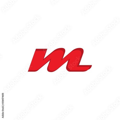 Letter M logo icon design template elements